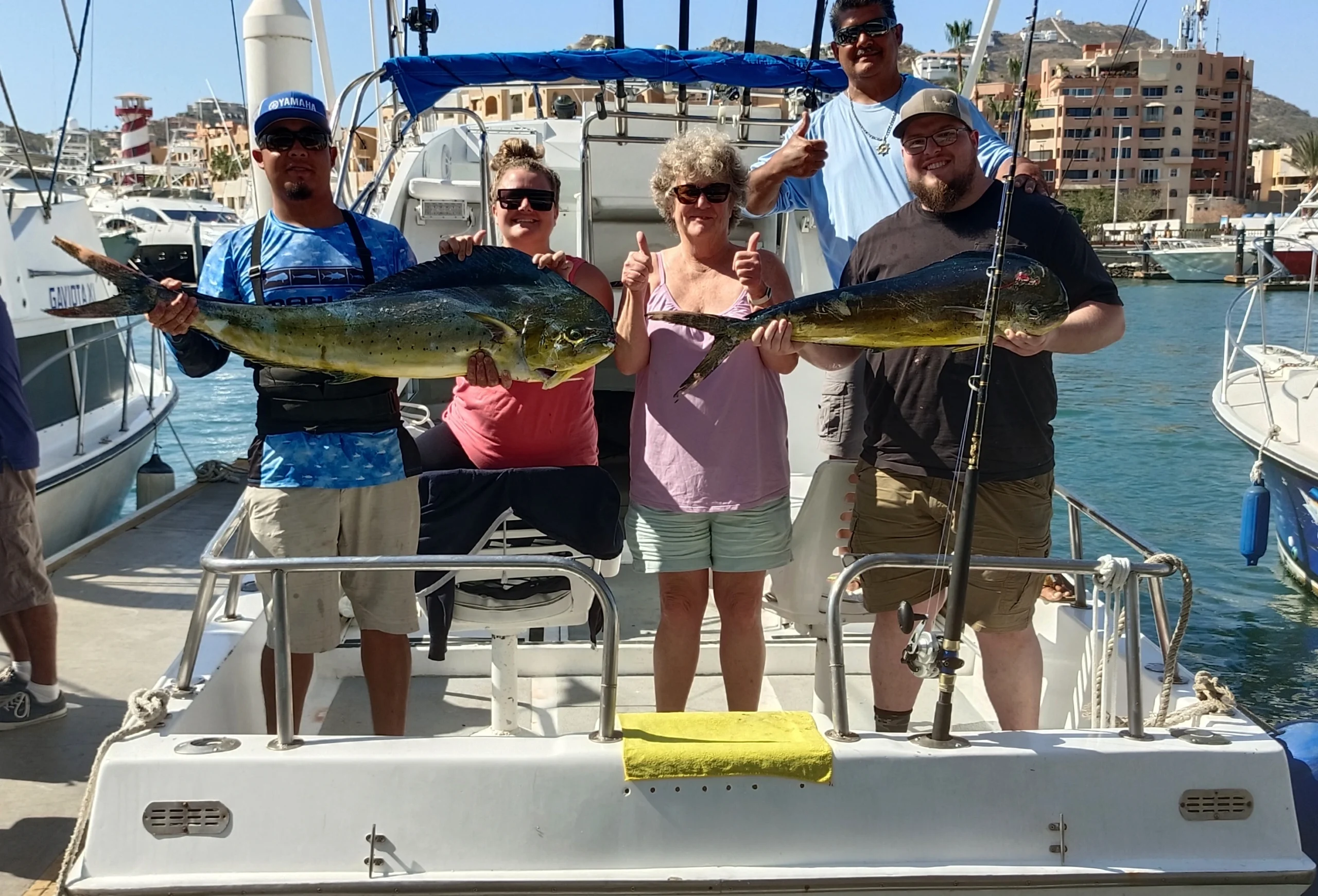 Cliente con pesca