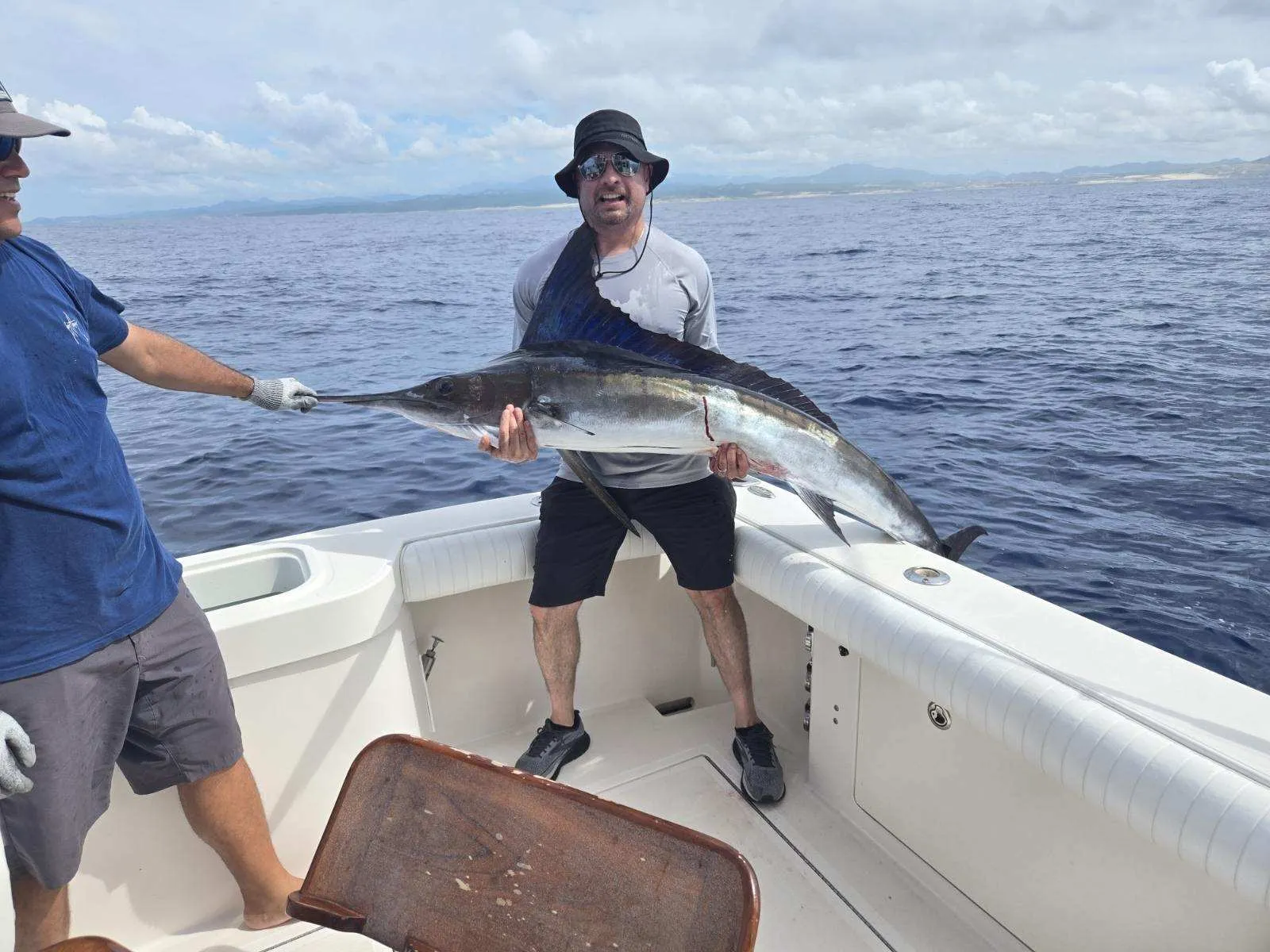 Cliente con pesca