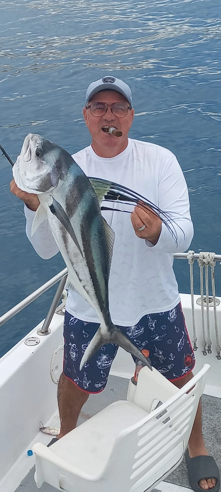 Roosterfish catch
